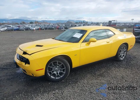 2017 Dodge Challenger Gt z USA, uszkodzony, nr VIN 2C3CDZGG5HH601652